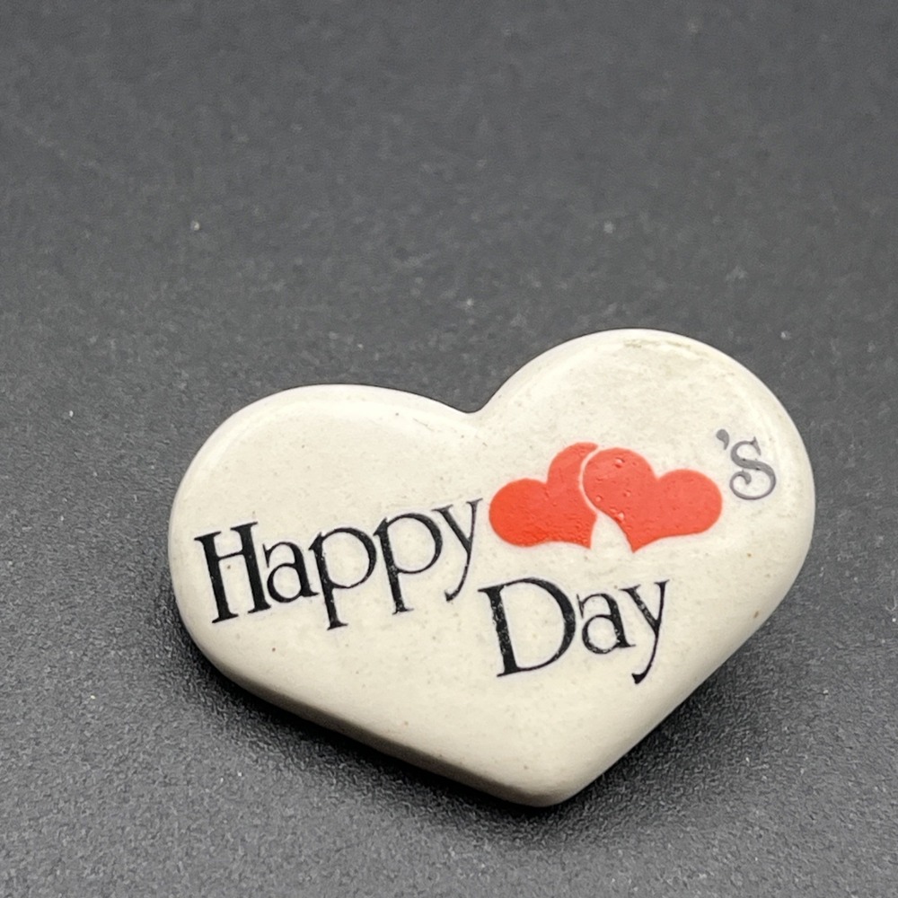 Happy Valentine's Day Hearts Ceramic Lapel Hat Pin‎
